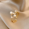 eleganter Perlenring mit Doppel-Schicht