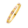 vergoldetes Armband mit Steinen
