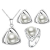 3er Brautschmuck Set mit Perlen - BeautyCrush