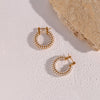 elegante Ohrringe mit Perlendesign