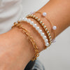 edles Armbandset aus Perlen